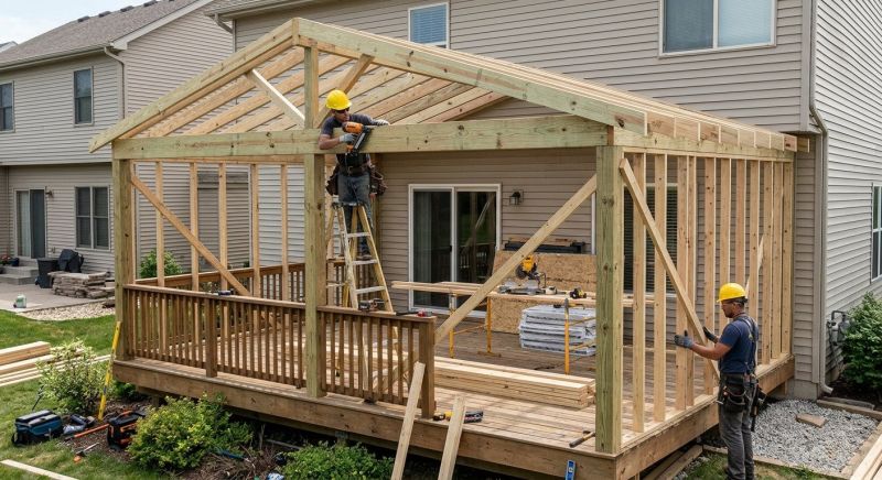 Enclosed Deck Installation in Longmont, CO
