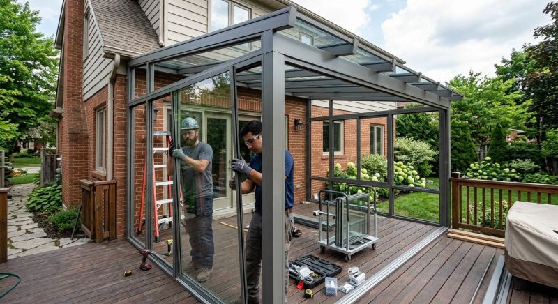 Enclosed Patio Installation in Longmont, CO