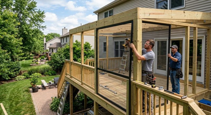 Lanai Enclosure Installation in Cincinnati, OH